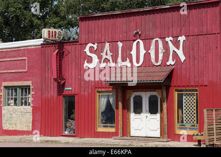 Salone spiovente in Montana, USA Foto Stock