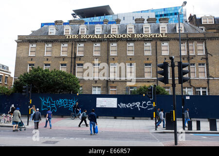 Whitechapel, UK. 16 Ago, 2014. Il Royal Hospital di Londra, Whitechapel, London, England, Regno Unito Credito: Simon Balson/Alamy Live News Foto Stock