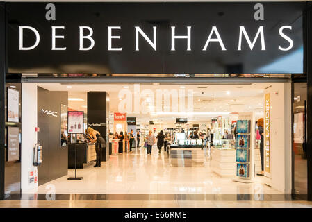 Negozio Debenhams, UK. Foto Stock