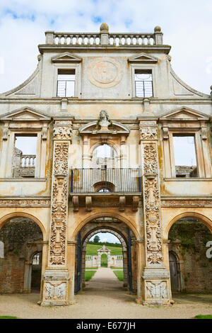 Kirby Hall un paese Elizabethan House Gretton vicino a Corby Northamptonshire Foto Stock