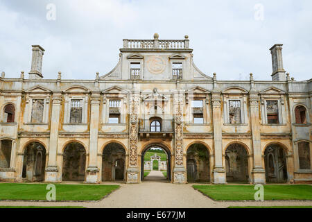 Kirby Hall un paese Elizabethan House Gretton vicino a Corby Northamptonshire Foto Stock