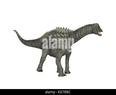 Dinosaurier Ampelosaurus / Ampelosaurus dinosauro Foto Stock