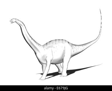 Dinosaurier / Apatosaurus Apatosaurus dinosauro Foto Stock