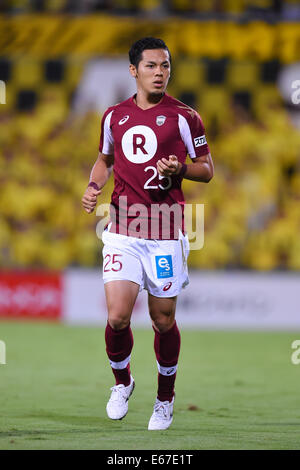 Ryo Okui (Vissel), 16 agosto 2014 - Calcio : 2014 J.League Division 1 tra Kashiwa Reysol 2-0 Vissel Kobe a Hitachi Kashiwa Stadium, Chiba, Giappone. (Foto di YUTAKA/AFLO SPORT) [1040] Foto Stock