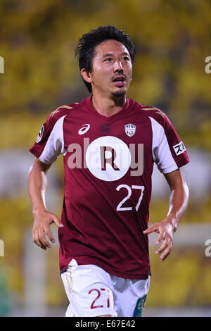 Hideo Hashimoto (Vissel), 16 agosto 2014 - Calcio : 2014 J.League Division 1 tra Kashiwa Reysol 2-0 Vissel Kobe a Hitachi Kashiwa Stadium, Chiba, Giappone. (Foto di YUTAKA/AFLO SPORT) [1040] Foto Stock