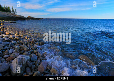 Mirtillo Hill, Schoodic Peninsula, Parco Nazionale di Acadia, Maine, Stati Uniti d'America Foto Stock