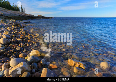 Mirtillo Hill, Schoodic Peninsula, Parco Nazionale di Acadia, Maine, Stati Uniti d'America Foto Stock