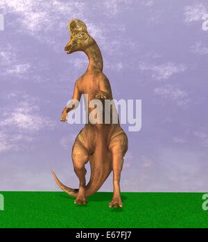 Dinosaurier Corythosaurus / Corythosaurus dinosauro Foto Stock