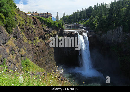 Snoqualmie cade a Washington Foto Stock