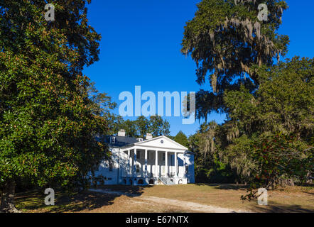 Il settecento residenza georgiana a Hampton Plantation sito storico dello Stato, McClellanville, South Carolina, STATI UNITI D'AMERICA Foto Stock