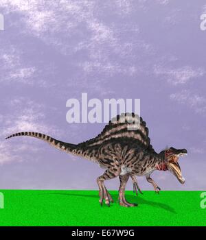 Dinosaurier Spinosaurus / Spinosaurus dinosauro Foto Stock