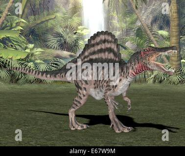 Dinosaurier Spinosaurus / Spinosaurus dinosauro Foto Stock