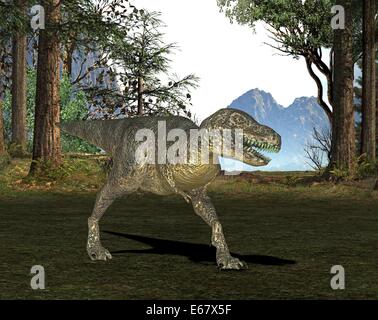 Dinosaurier Tyrannosaurus rex / dinosaur Tyrannosaurus rex Foto Stock