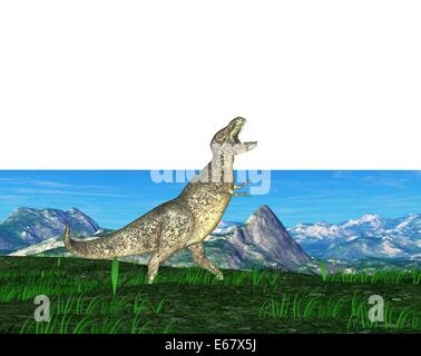 Dinosaurier Tyrannosaurus rex / dinosaur Tyrannosaurus rex Foto Stock