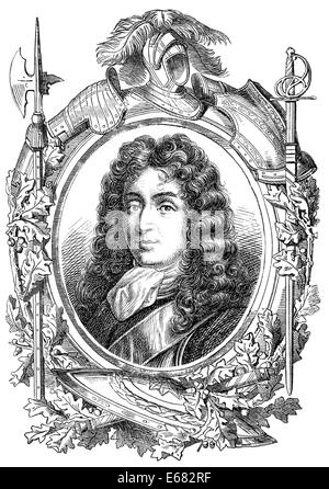 François Henri de Montmorency-Bouteville, duca di Piney-Luxembourg, 1628-1695, un generale francese, il maresciallo di Francia Foto Stock