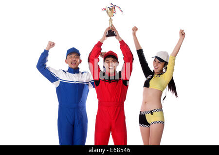 Race Car Drivers Foto Stock