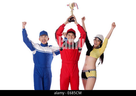 Race Car Drivers Foto Stock