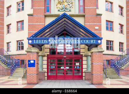 Leeds Magistrates Court Leeds westgate leeds centro città West Yorkshire Inghilterra Regno Unito Europa Foto Stock