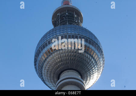 La torre della televisione di Berlino, Germania Foto Stock