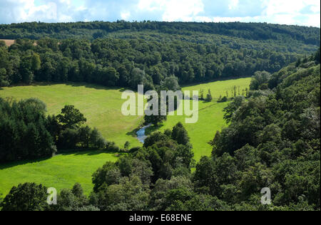 Viadotto souleuvre, calvados, Normandia, Francia Foto Stock