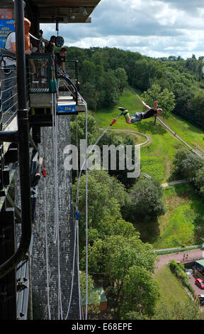 Viadotto souleuvre, calvados, Normandia, Francia Foto Stock