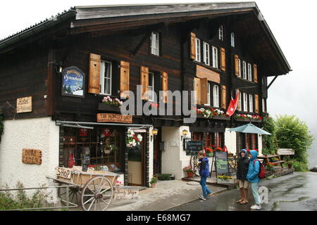 Onestà shop in gimmelwald, Svizzera Foto Stock