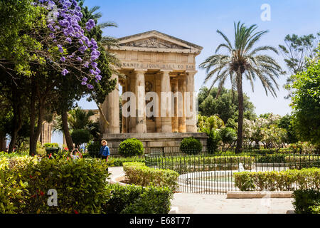 Lower Barrakka Gardens, Valletta, Malta Foto Stock