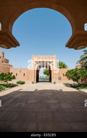 Al Ain Palace Museum di Al Ain, Dubai, Emirati Arabi Uniti EMIRATI ARABI UNITI. Foto Stock