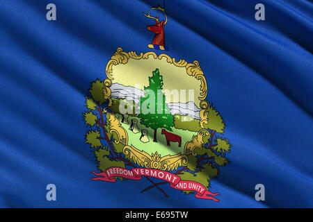 Bandiera del Vermont Foto Stock