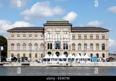 Nationalmuseum o il Museo Nazionale delle Belle Arti, collezione d'arte, galleria d'arte, dall'architetto Friedrich August Stüler, Stoccolma Foto Stock