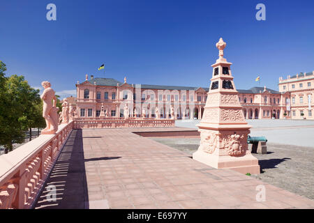 Residenzschloss, palazzo residenziale, Rastatt, Baden-Württemberg, Germania Foto Stock