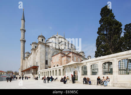 La Moschea Fatih, Fatih Camii, conquistatore la moschea, distretto di Fatih, Istanbul, parte europea, Turchia Foto Stock