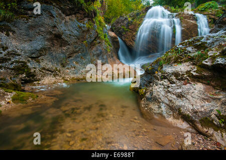 Cascata Bärenschützklamm, Stiria, Austria Foto Stock