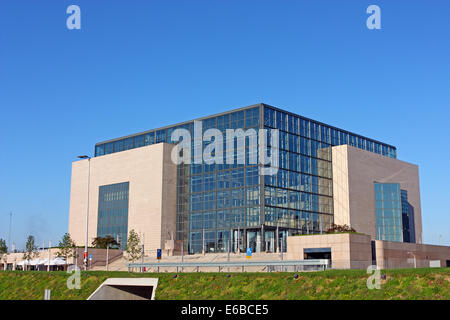 Biblioteca Nazionale e Universitaria a Zagabria in Croazia Foto Stock