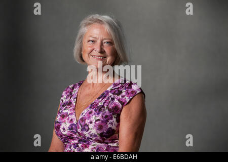 Edimburgo, Scozia, Regno Unito. 19 Agosto, 2014. Kate Adie, giornalista televisivo e autore, a Edinburgh International Book Festival 2014. Edimburgo, Scozia. 19 agosto 2014 Credit: GARY DOAK/Alamy Live News Foto Stock