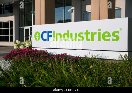 La sede centrale di CF Industries Holdings, Inc. a Deerfield, Illinois. Foto Stock