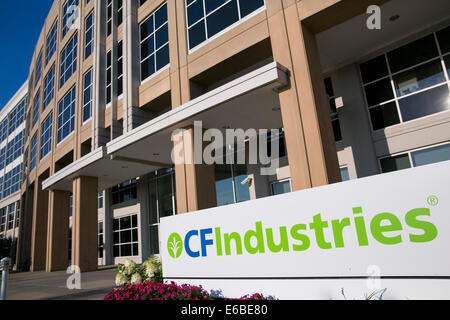 La sede centrale di CF Industries Holdings, Inc. a Deerfield, Illinois. Foto Stock