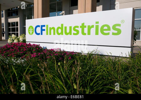 La sede centrale di CF Industries Holdings, Inc. a Deerfield, Illinois. Foto Stock