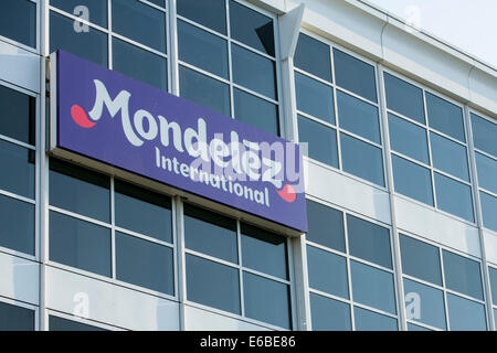 La sede centrale di Mondelez International a Deerfield, Illinois. Foto Stock