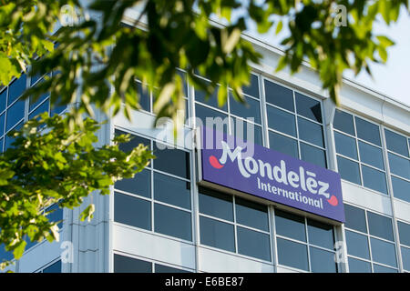 La sede centrale di Mondelez International a Deerfield, Illinois. Foto Stock