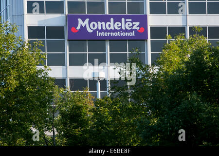 La sede centrale di Mondelez International a Deerfield, Illinois. Foto Stock