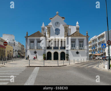 Nossa Senhora do Rosario nella cappella di Senhor dos Aflitos. Olhao, Algarve. Il Portogallo. Foto Stock