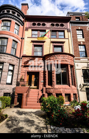 Ambasciata della Repubblica del Mozambico, 1525 New Hampshire Avenue NW, Washington DC Foto Stock