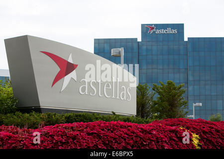 La sede centrale di Astellas Pharma noi, Inc. di Northbrook, Illinois. Foto Stock