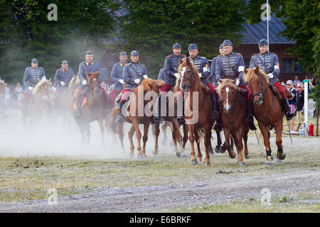 Festival di cavalleria a Lappeenranta FINLANDIA Foto Stock