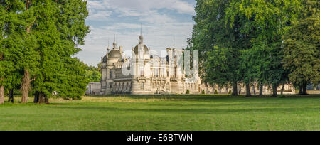 Francia CHANTILLY 23 ago: vista del castello di Chantilly di Francia Foto Stock