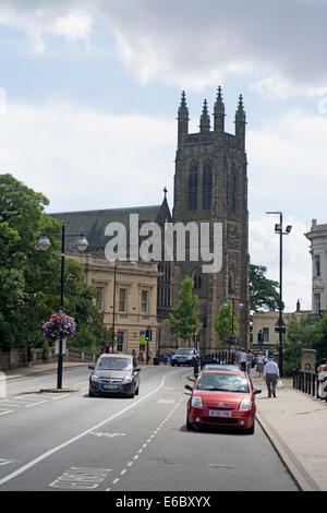 Chiesa di tutti i santi in Royal Leamington Spa Warwickshire, Inghilterra, Regno Unito Foto Stock