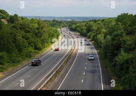 A21 strada vicino a Sevenoaks Kent England Regno Unito Regno Unito Foto Stock