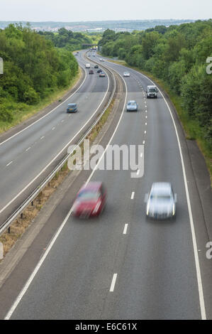 A21 strada vicino a Sevenoaks Kent England Regno Unito Regno Unito Foto Stock