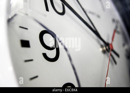 Orologio rotto, fermato in tempo Foto Stock